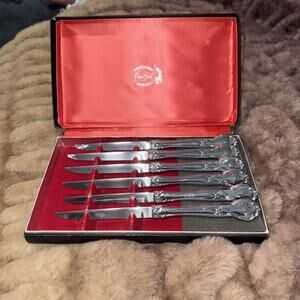 Vintage Carvel Hall Merrimack Steak Knives with Box, Set Of 6